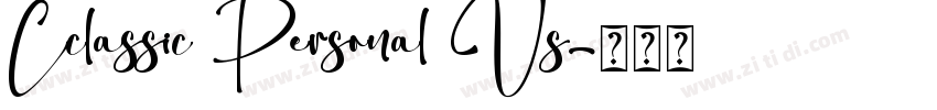 Cclassic Personal Us字体转换